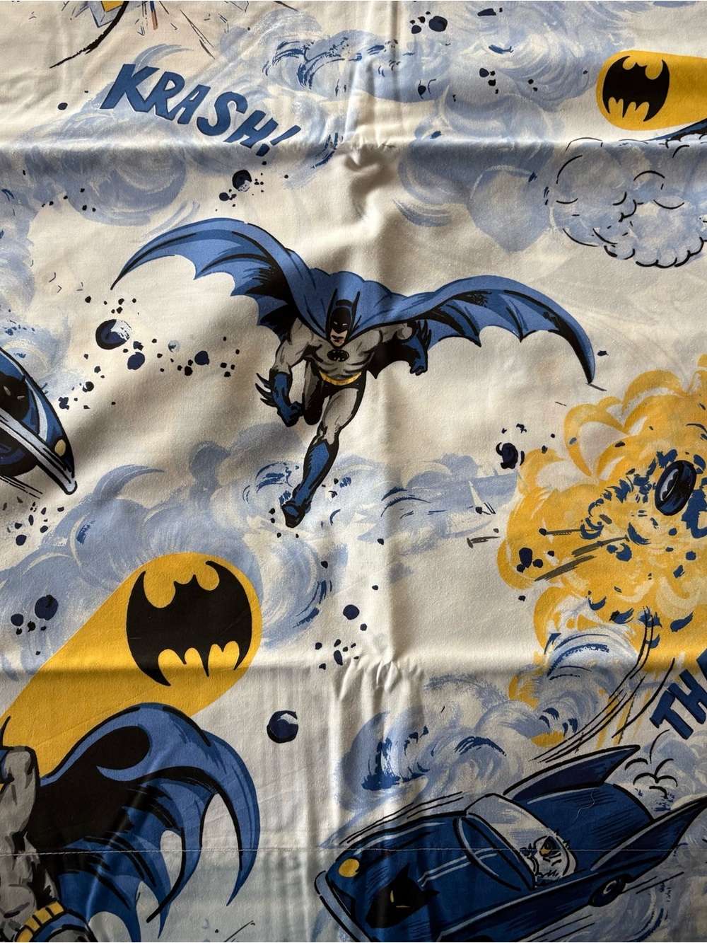 Pottery Barn  Bat Man
Graphic Flat Sheet - full size-
NWOT